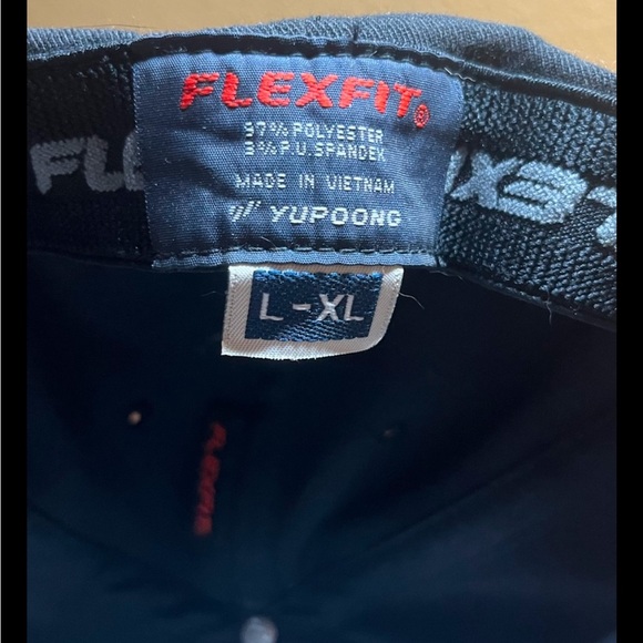 CorkSport Flexfit Hat Black Silver Embroidered L/XL - Picture 7 of 7